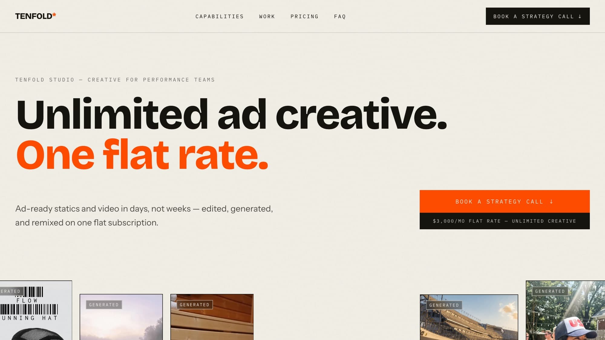 tenfoldstudio.agency — site work