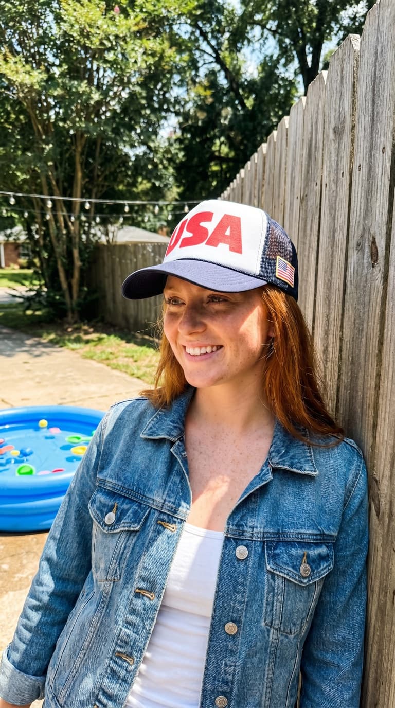 GENERATED: USA CAP / DENIM & FENCE